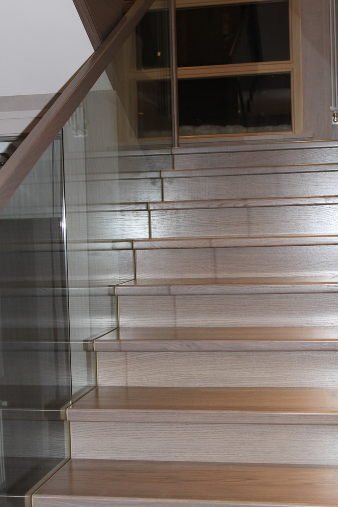 Облицовка бетонной лестницы