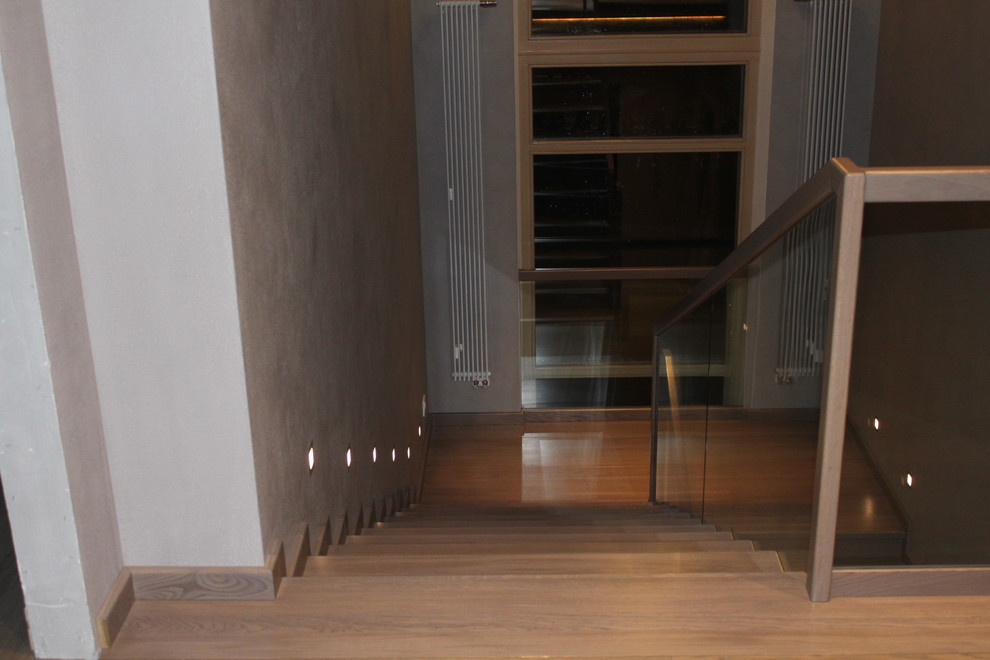 Облицовка бетонной лестницы