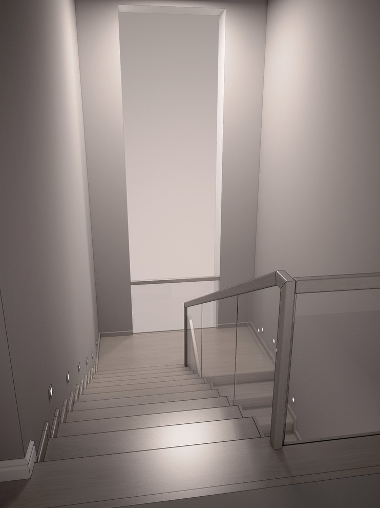 Облицовка бетонной лестницы