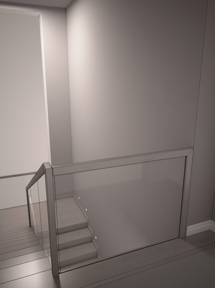 Облицовка бетонной лестницы