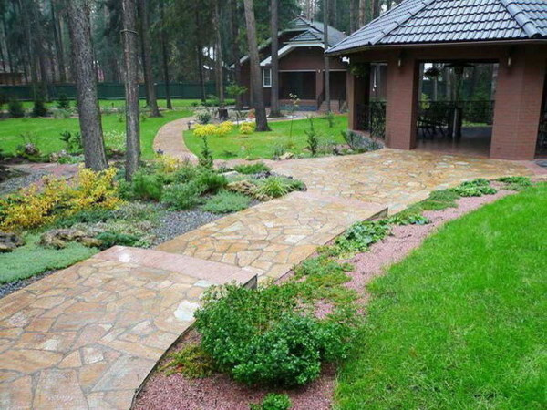 Мощение натуральным камнем