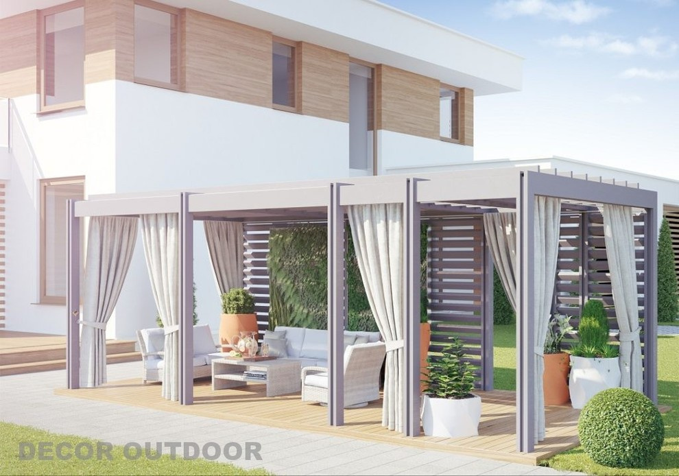 Визуализации уличных штор