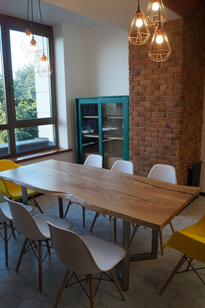 Дерево в иньерьере кухни