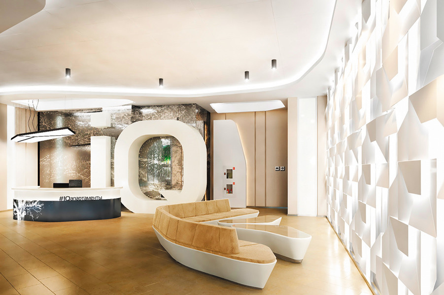 Обложка проекта: Световые панели IQ в БЦ IQ квартал