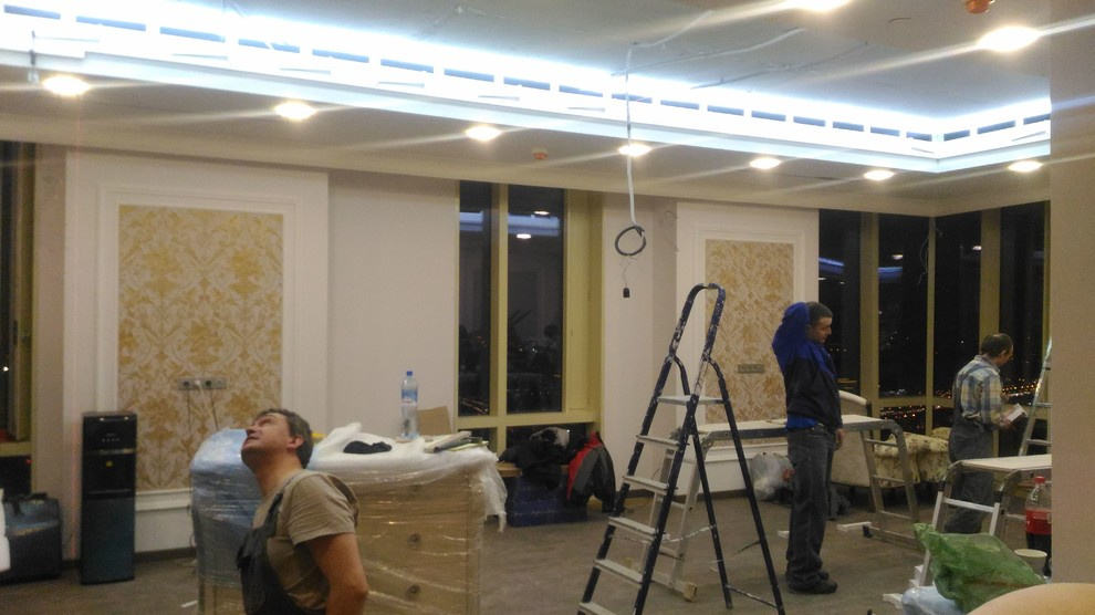 Дизайн проект квартиры 200м.кв. по адресу ЖК Дом на Мосфильмовской
