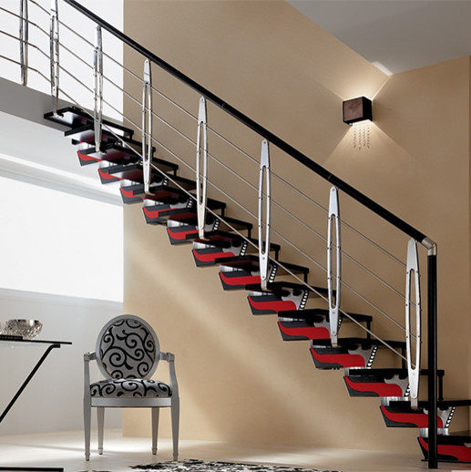 Модульная лестница с подсветкой