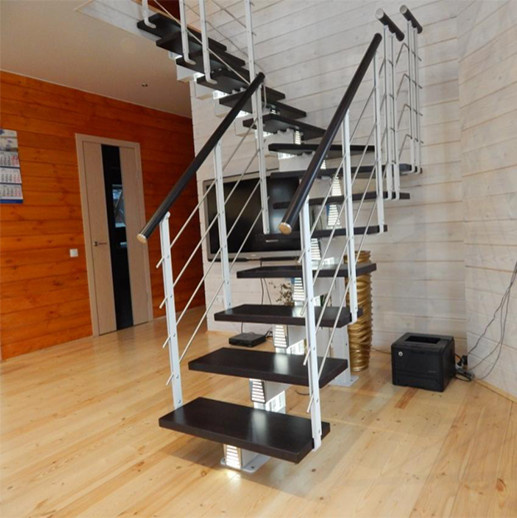 Модульная лестница с подсветкой