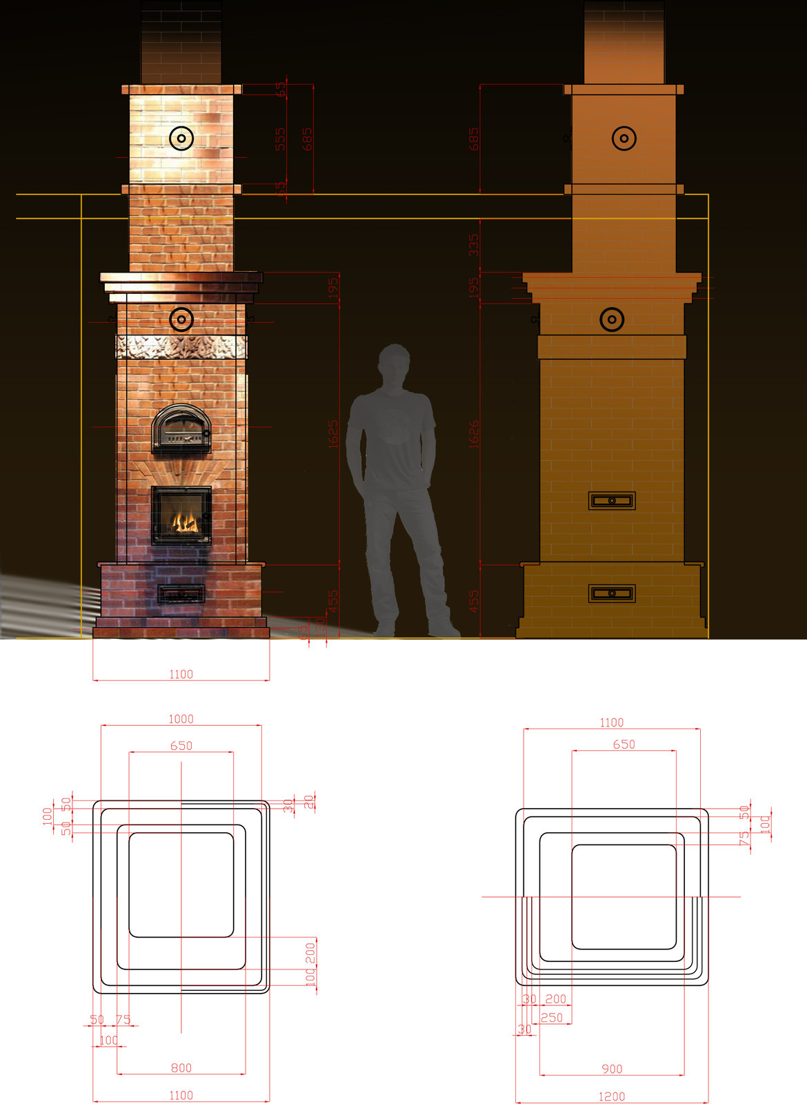 А"ля Прованскомпактная печь для небольшого дома,