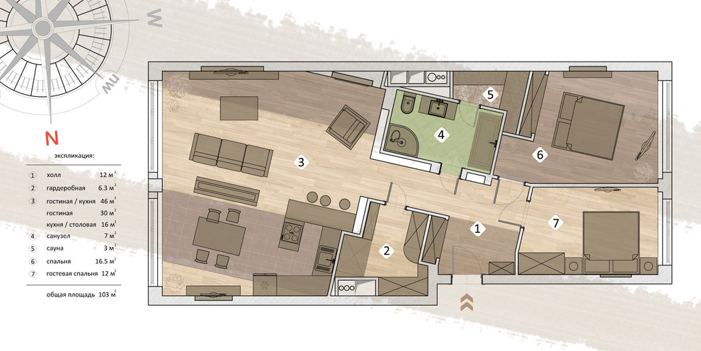 Частные апартаменты ж/к "Аэробус"