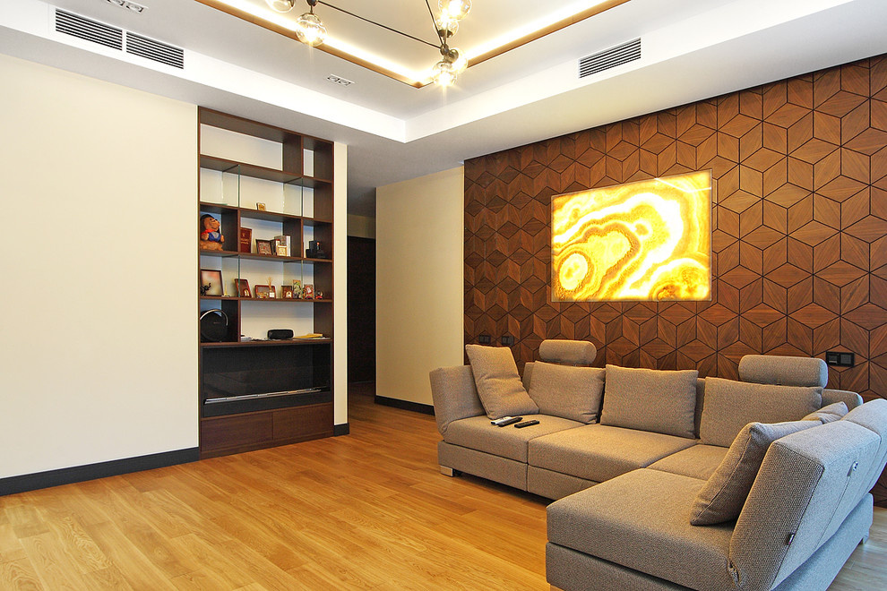 гостиная в ЖК Рублево-Парк