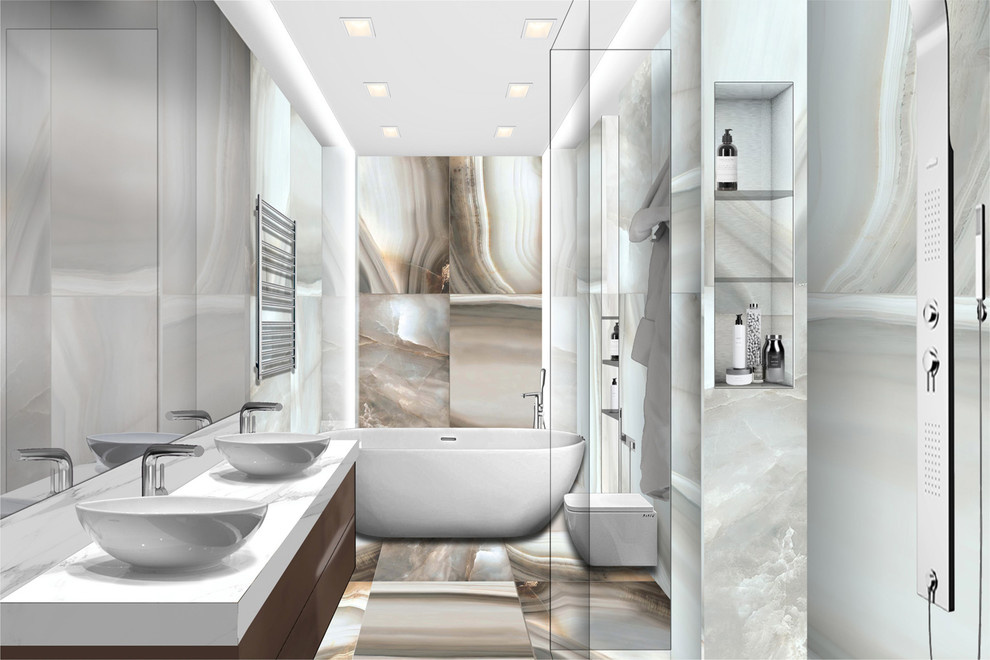 Обложка проекта: Квартира в ЖК "Карамель", 175 м2