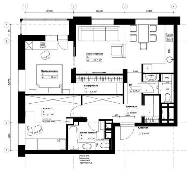 Планировочные решения