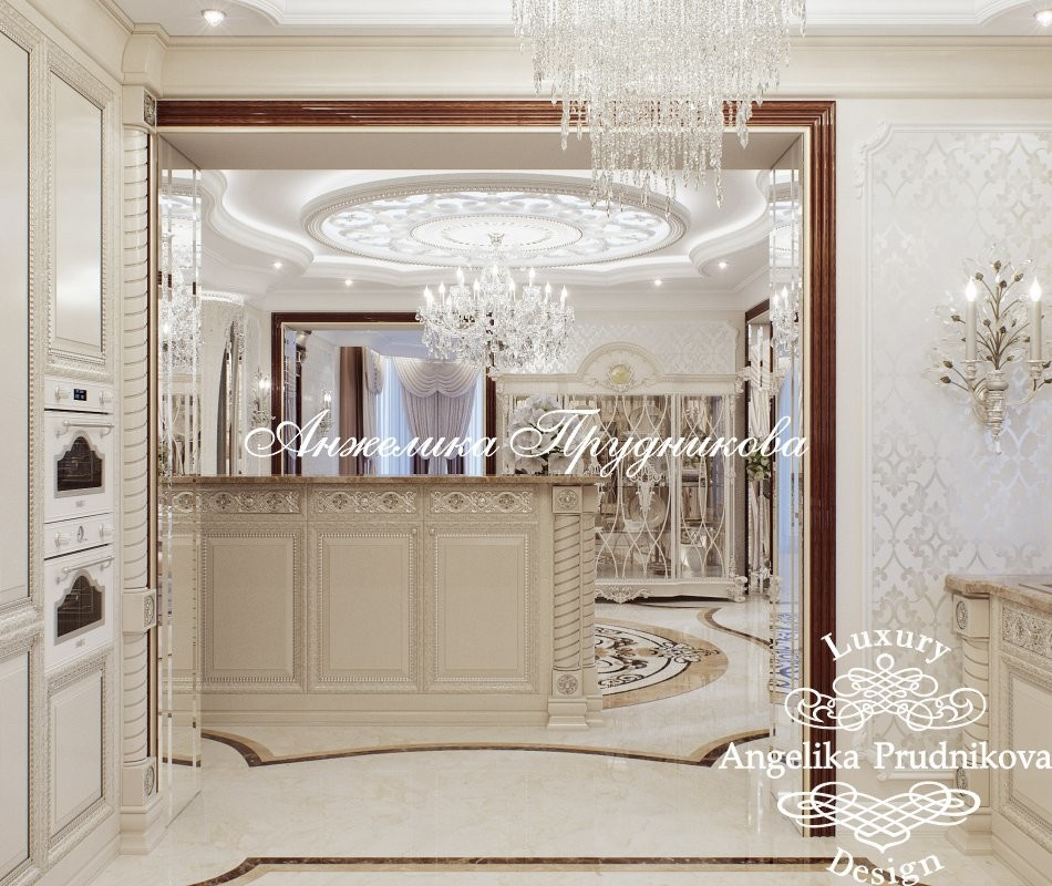Дизайн-проект Интерьера квартиры в ЖК Дубровка в стиле английской Классики