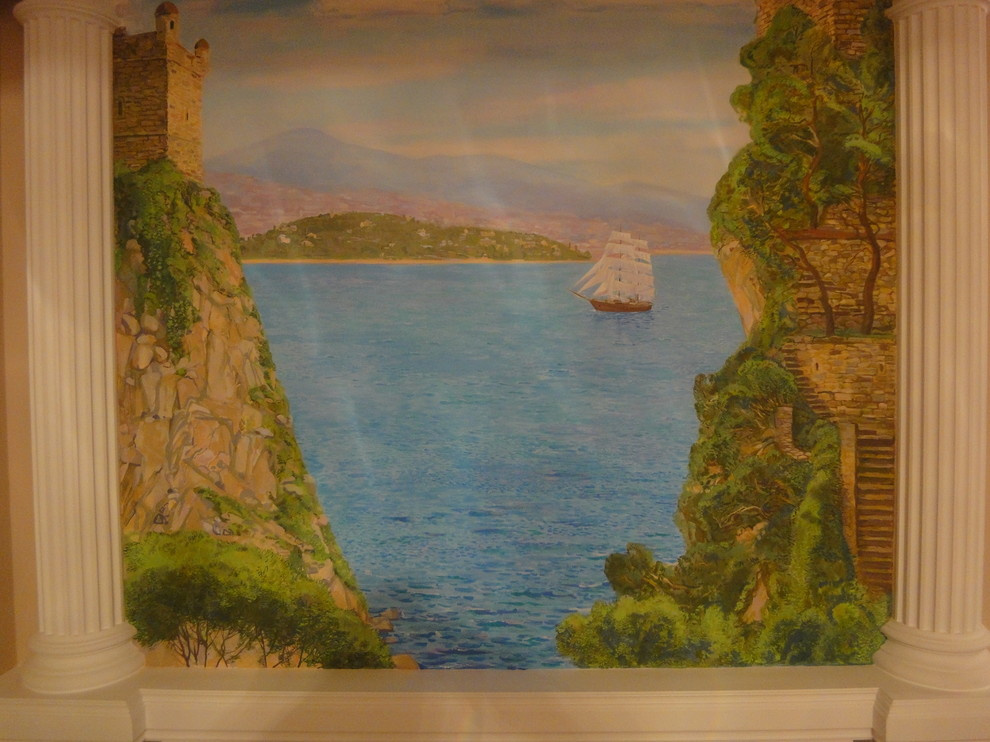 Частные интерьеры_Роспись стен