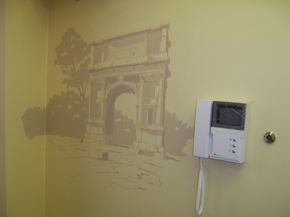 Частные интерьеры_Роспись стен