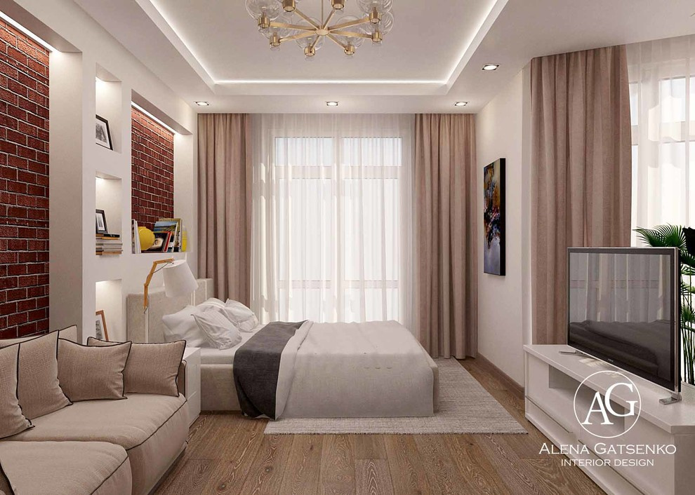 Дизайн однокомнатной квартиры в ЖК"Большой"