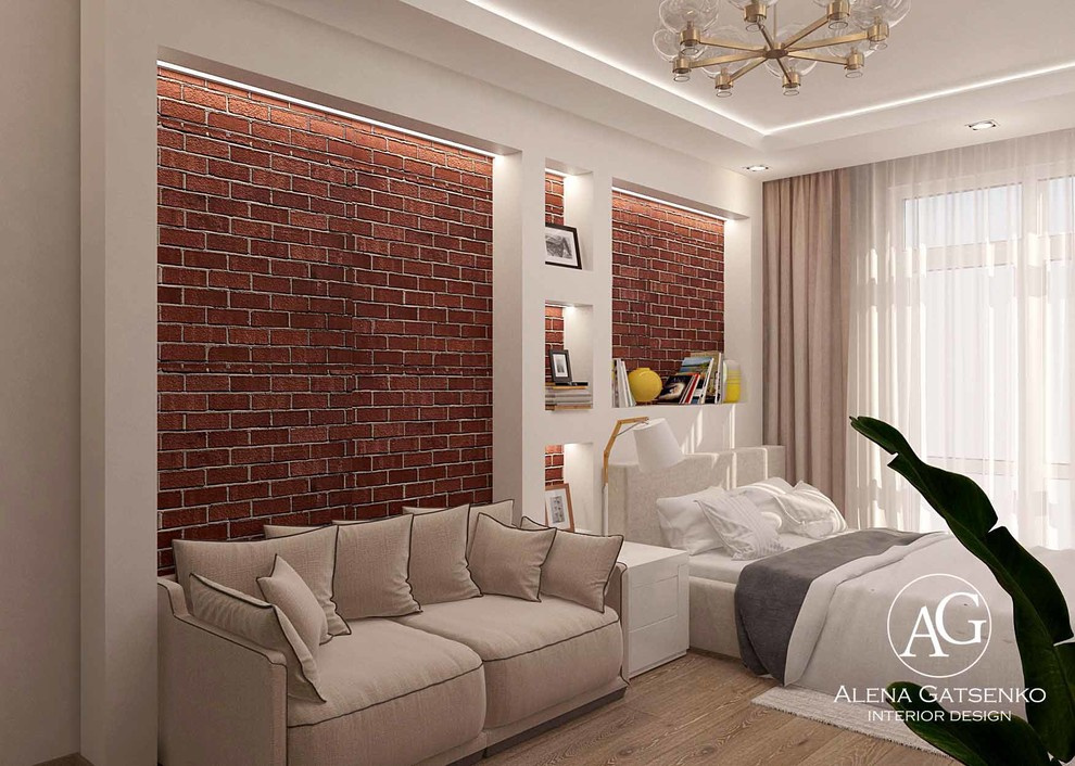 Дизайн однокомнатной квартиры в ЖК"Большой"