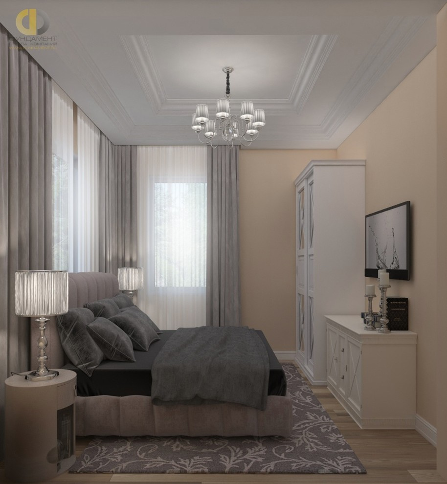 Дизайн интерьера дома 220 кв.м в стиле классика
