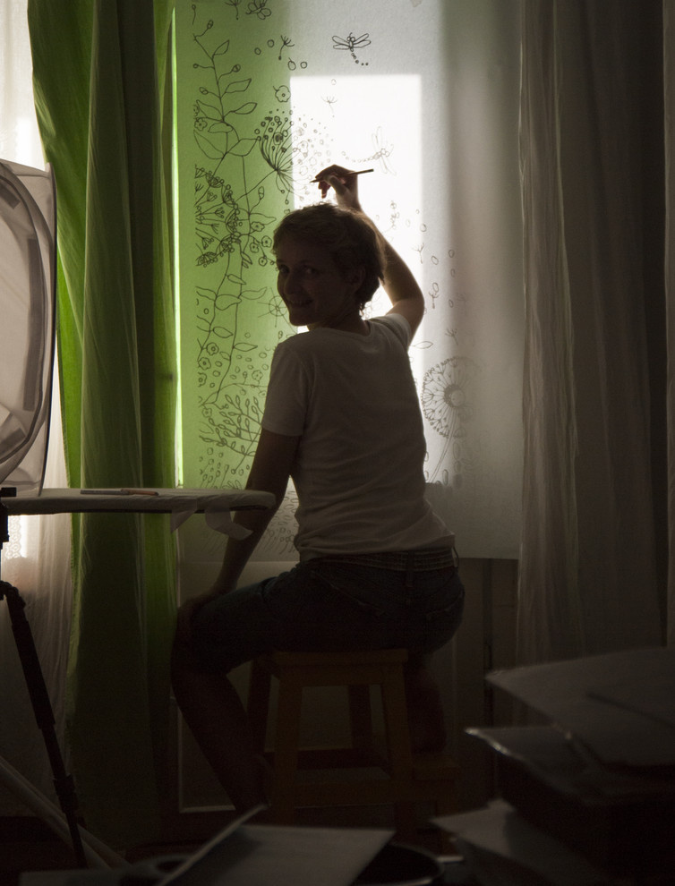 Летящие  одуванчики