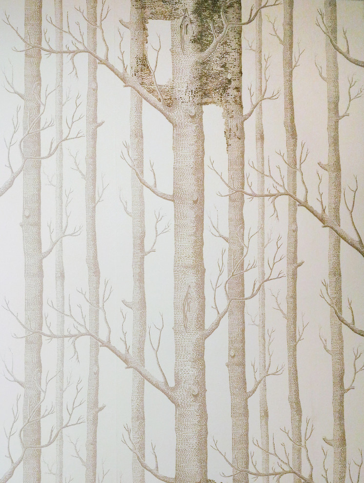 Роспись по бумажным обоям