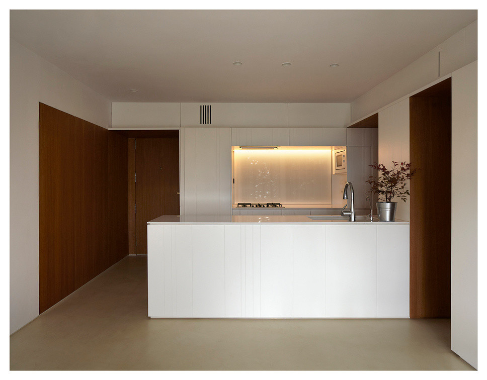 Микроцемент (микробетон) на кухне