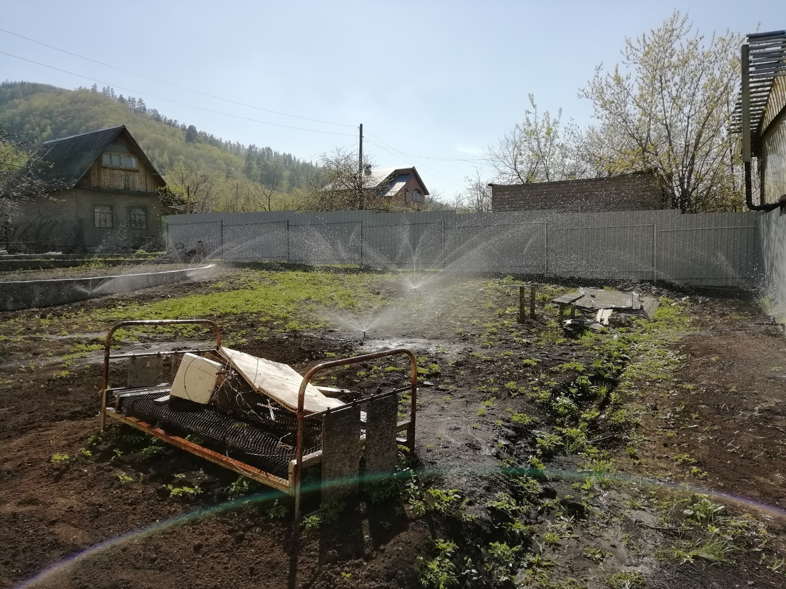 Ландшафтные работы, автополив, Самарская область, с. Зольное