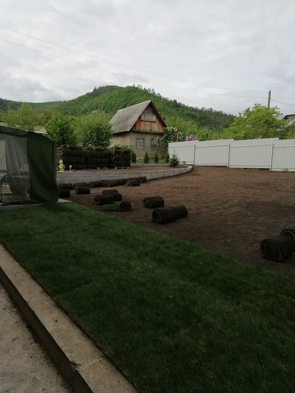 Ландшафтные работы, автополив, Самарская область, с. Зольное