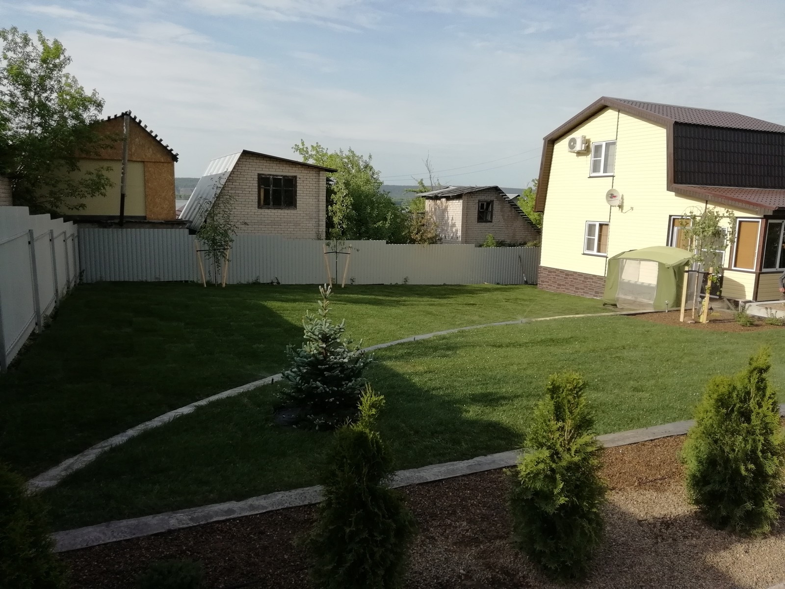 Ландшафтные работы, автополив, Самарская область, с. Зольное