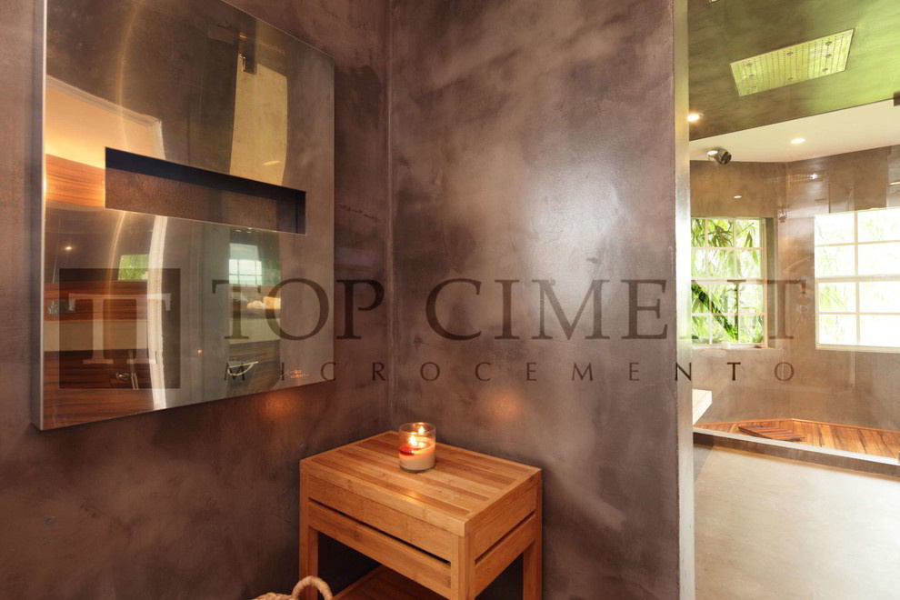 Микроцемент Topciment во влажных помещениях