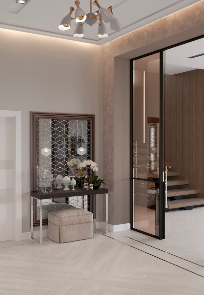 Обложка проекта: Гостиная в коттедже