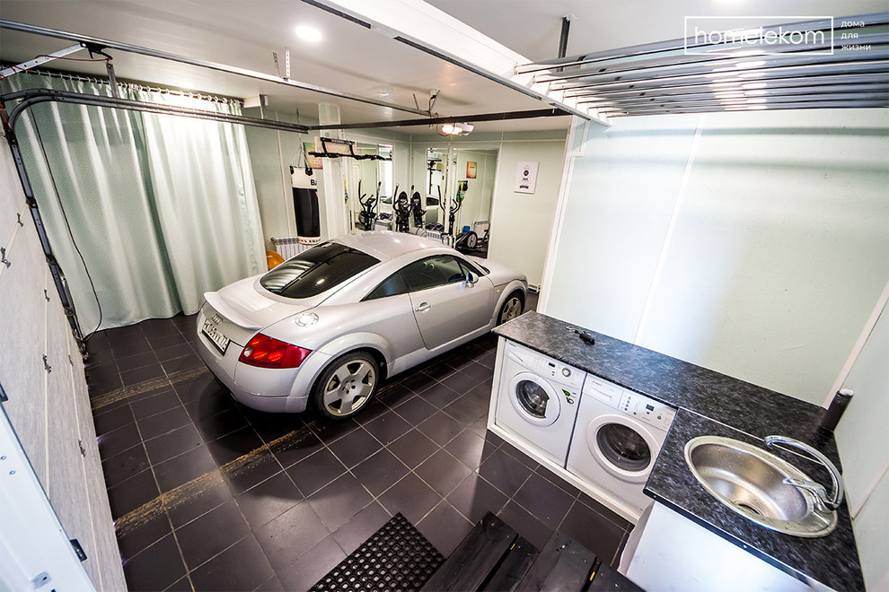 Дополнительная опция - встроенный гараж