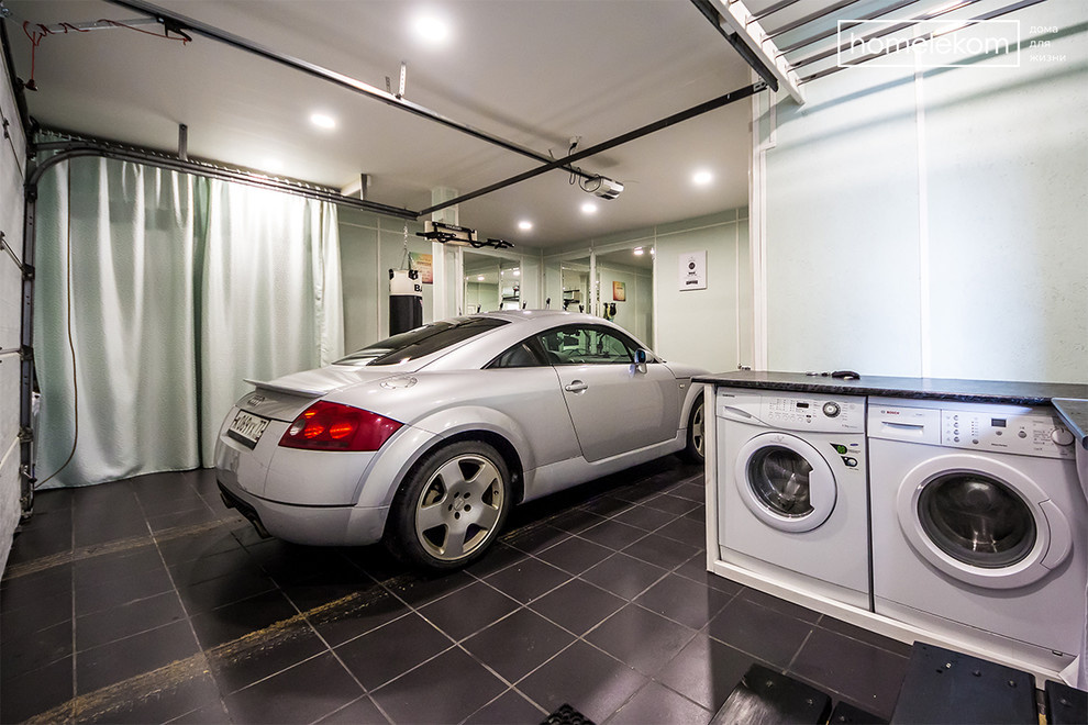 Дополнительная опция - встроенный гараж