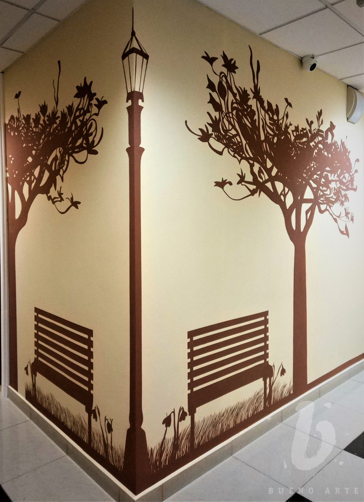 Оформление зоны в ЖК Континенталь