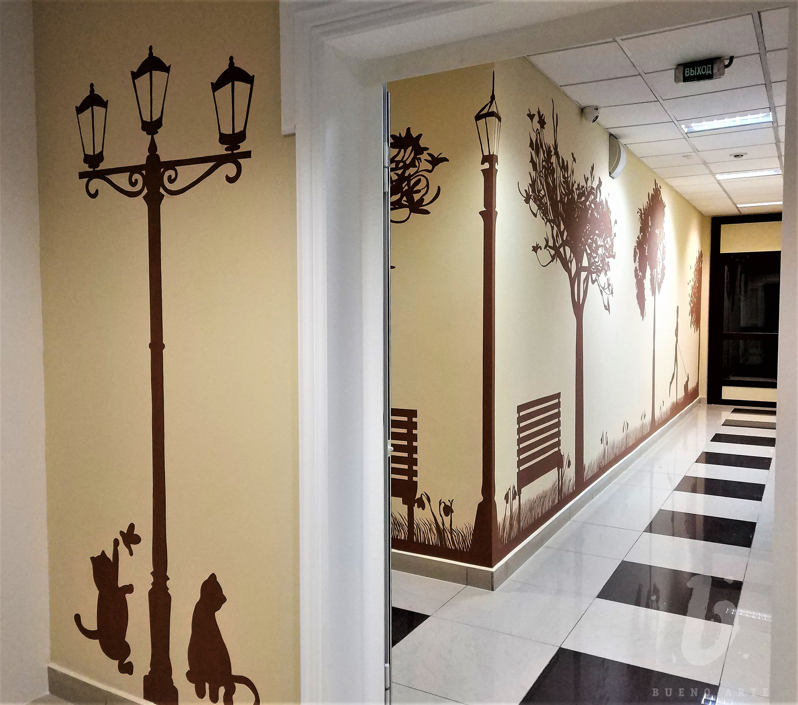 Обложка проекта: Оформление зоны в ЖК Континенталь