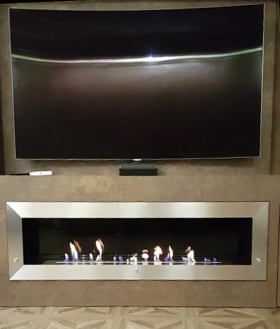 Обложка проекта: Биокамин встраиваемый широкой рамкой