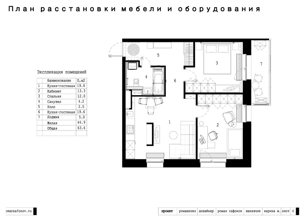 Пример исполнения проекта "Ромашково"