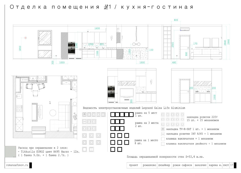 Пример исполнения проекта "Ромашково"