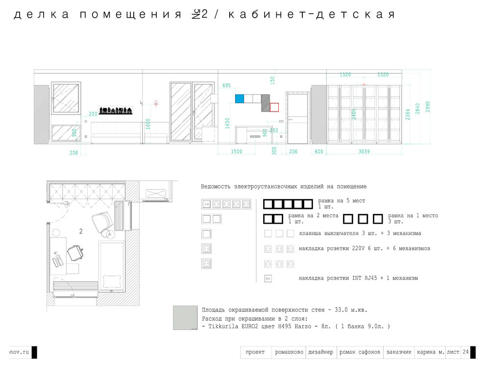 Пример исполнения проекта "Ромашково"