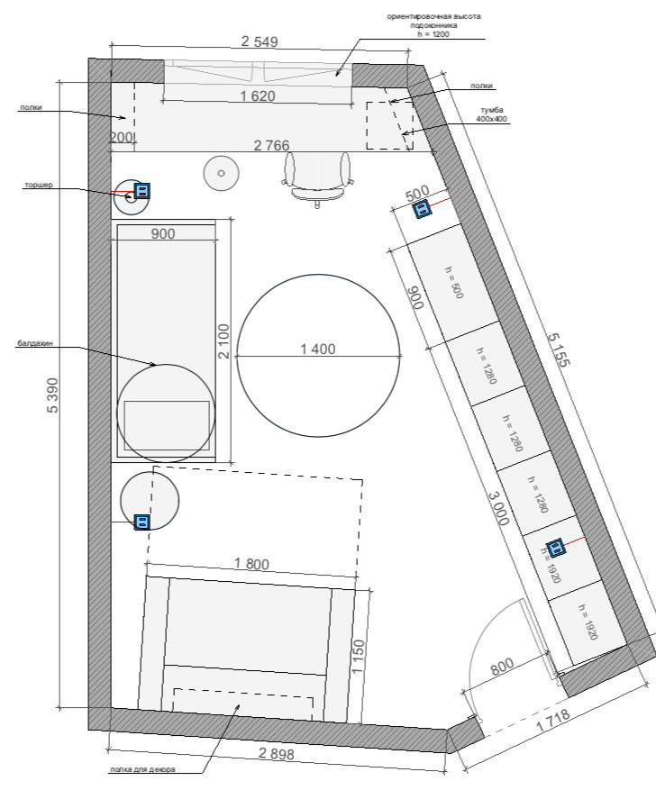 Обложка проекта: Детская комната для Дарьи 6 лет