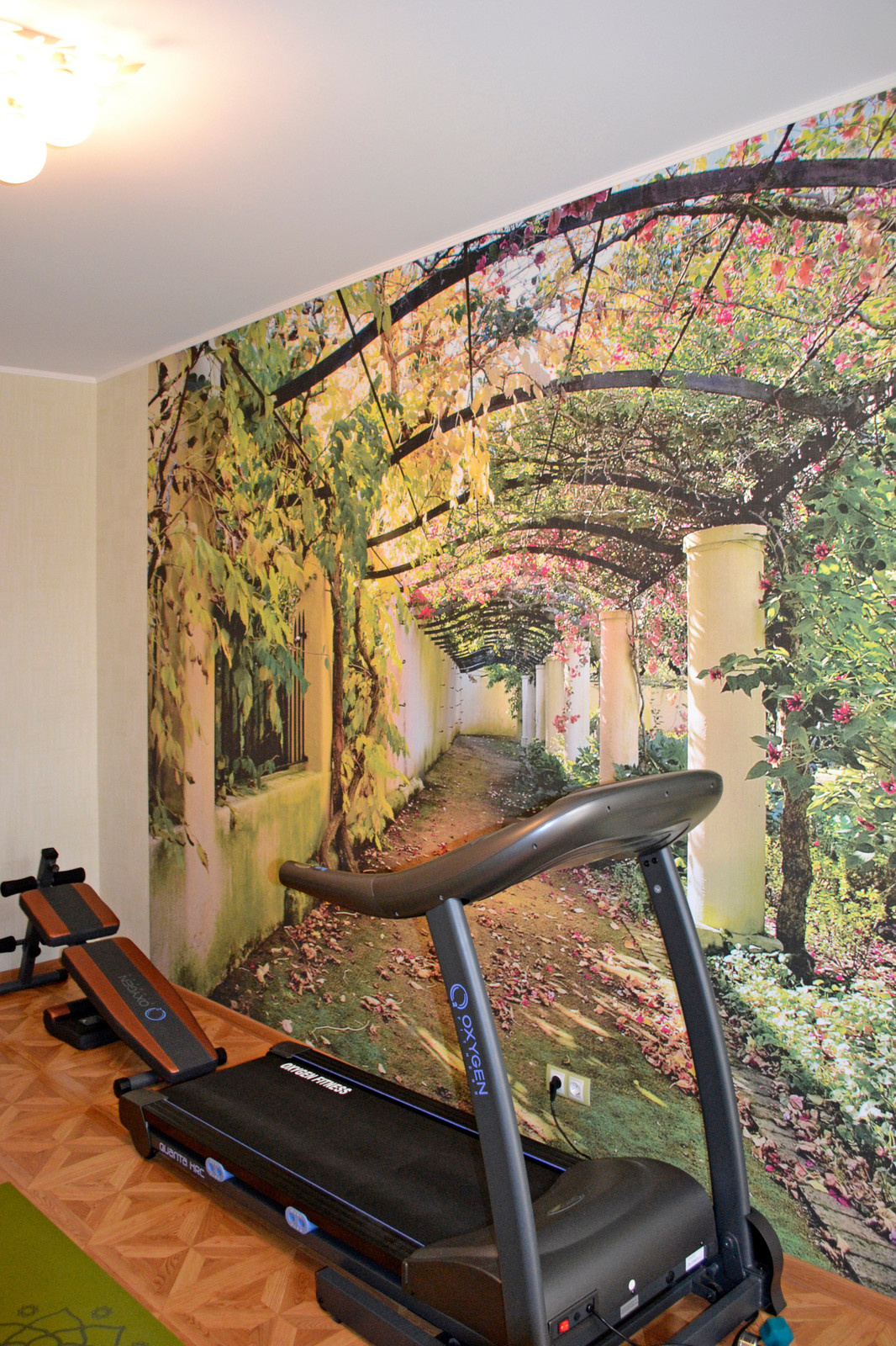 Фотообои в тренажерной комнате