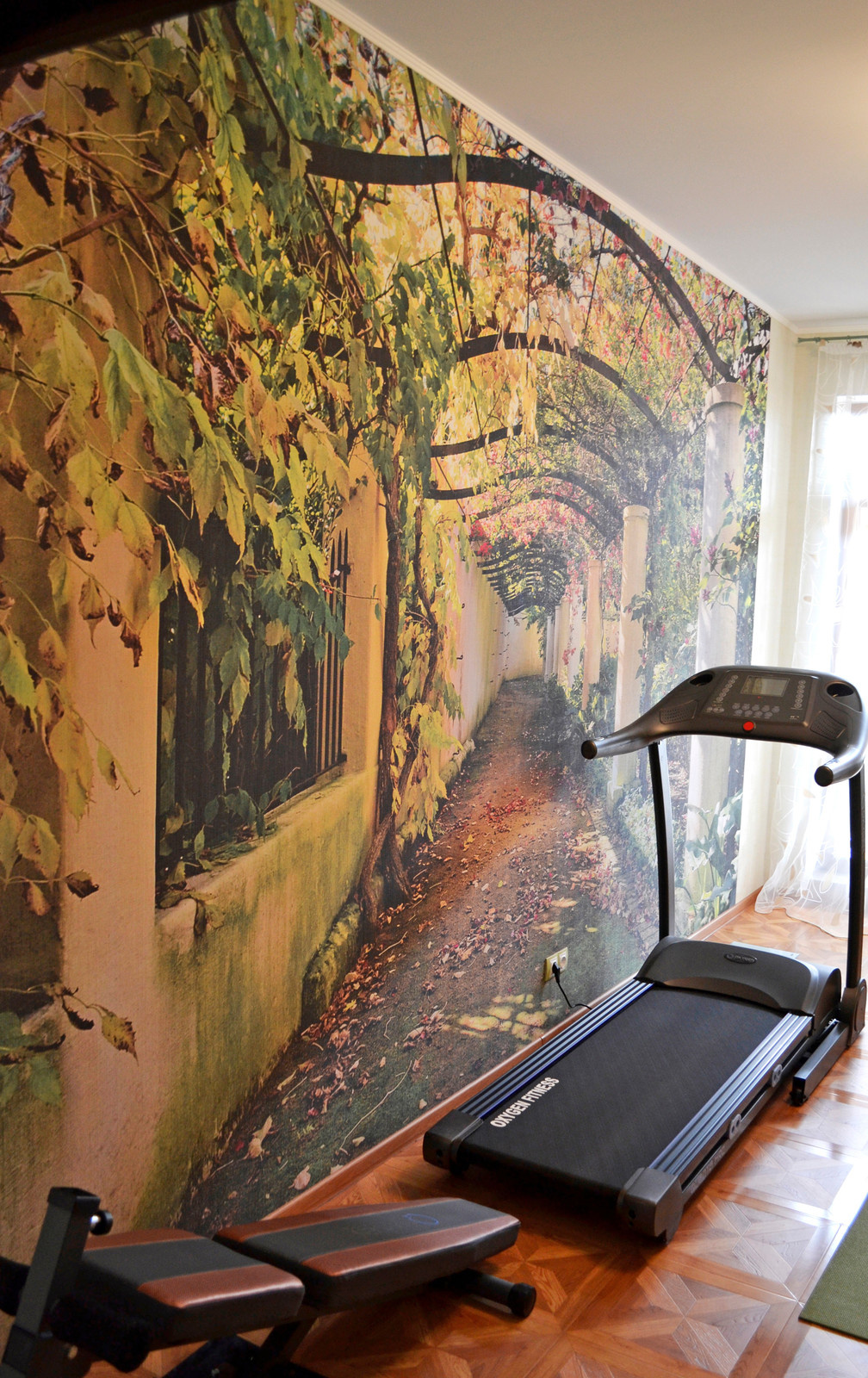 Фотообои в тренажерной комнате