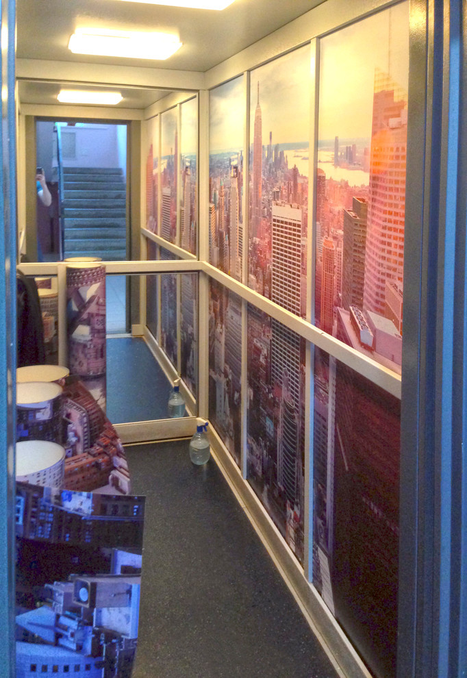 Фотообои в лифт, как часть интерьера многоквартирного дома