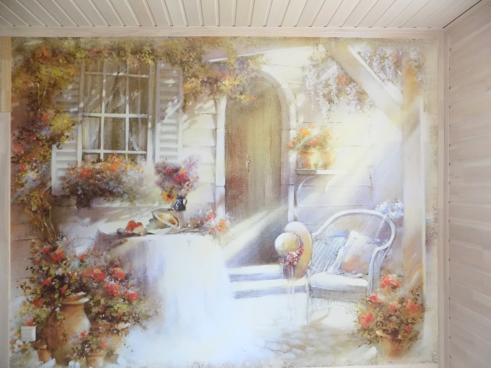 Фотообои в загородном доме