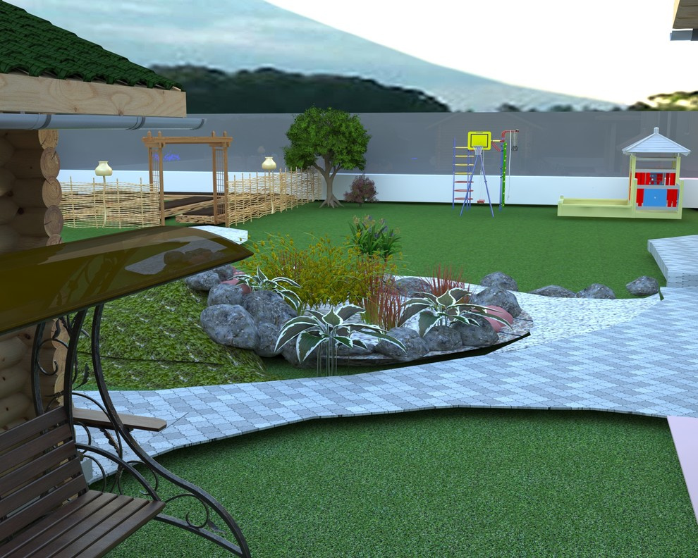 поселок Казеная заимка (ландшафтный дизайн проект)