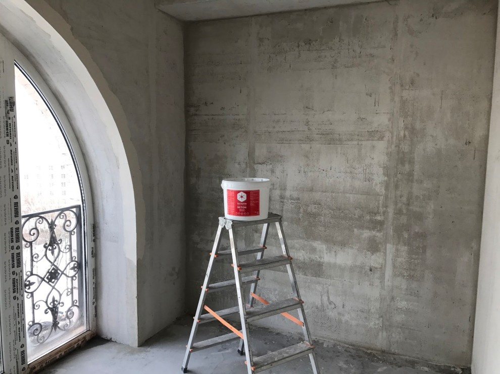 Утепление стены лоджии от промерзания жидкой теплоизоляцией АКТЕРМ Бетон