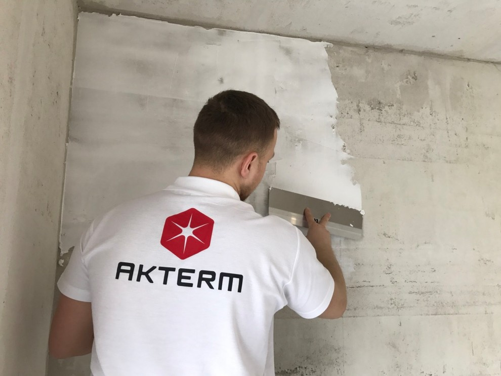 Утепление стены лоджии от промерзания жидкой теплоизоляцией АКТЕРМ Бетон