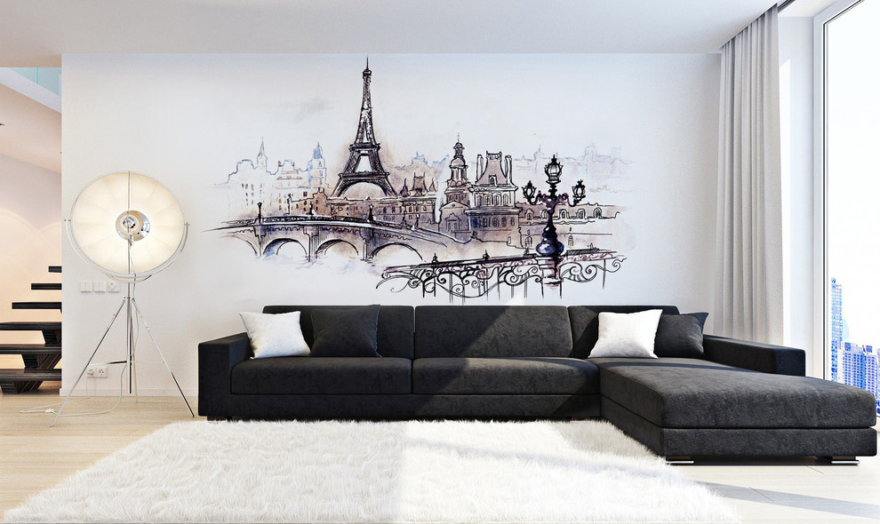 Маленькие фотообои в интерьере