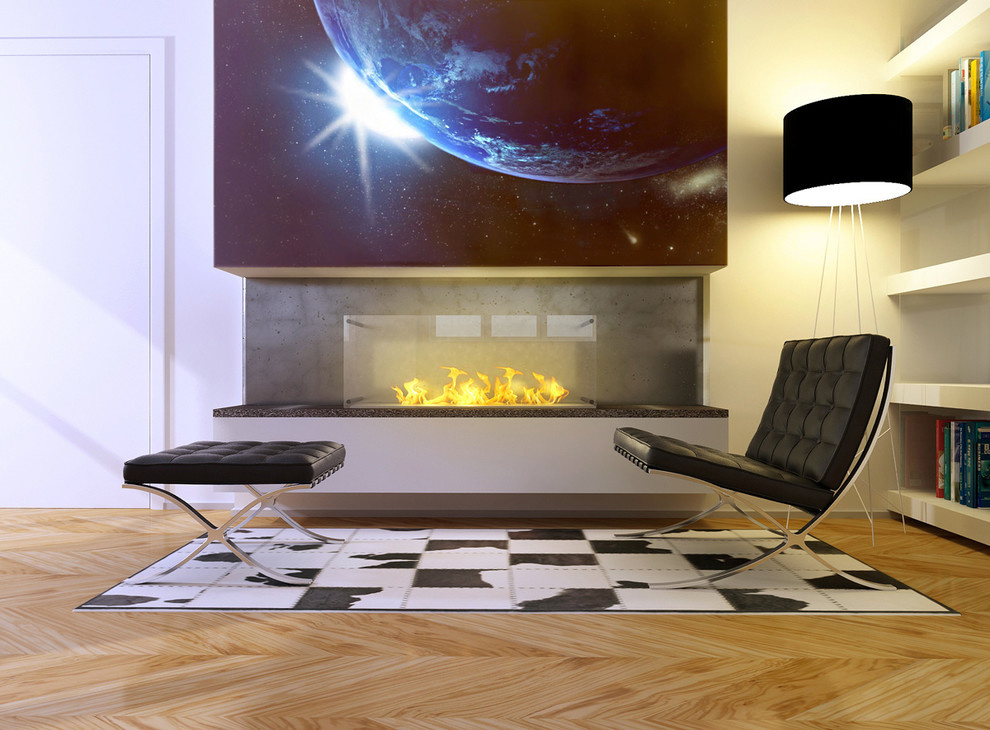 Маленькие фотообои в интерьере