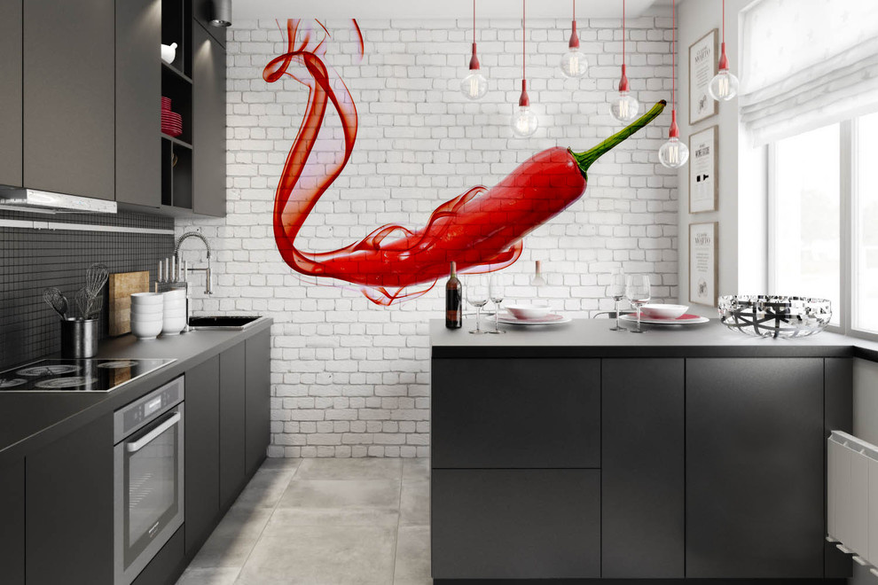 Маленькие фотообои в интерьере