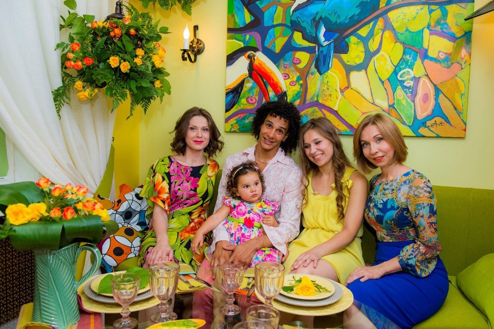 кухня в стиле Рио для телепроекта  "Сделано со вкусом" на ТНТ